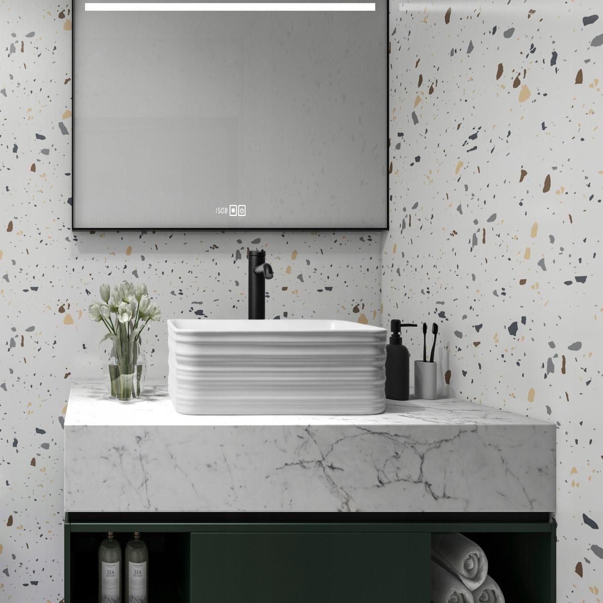 INVENA BATERIA UMYWALKOWA WYSOKA KALITEA INVENA TREND CZARNA