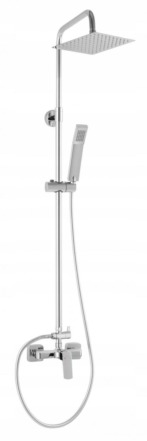 FERRO VITTO VERDELINE zestaw natryskowy NP81 z baterią BVI7UVL, chrom