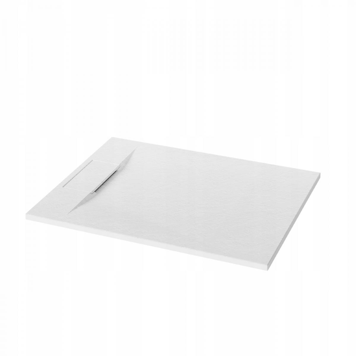 BRODZIK PRYSZNICOWY PROSTOKĄTNY ALVERO INVENA TREND, 90X100 CM BIAŁY