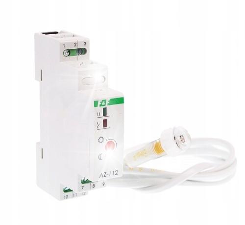 Automat zmierzchowy AZ-112 I=16A, zewnętrzna sonda hermetyczna fi 10, 1 mod