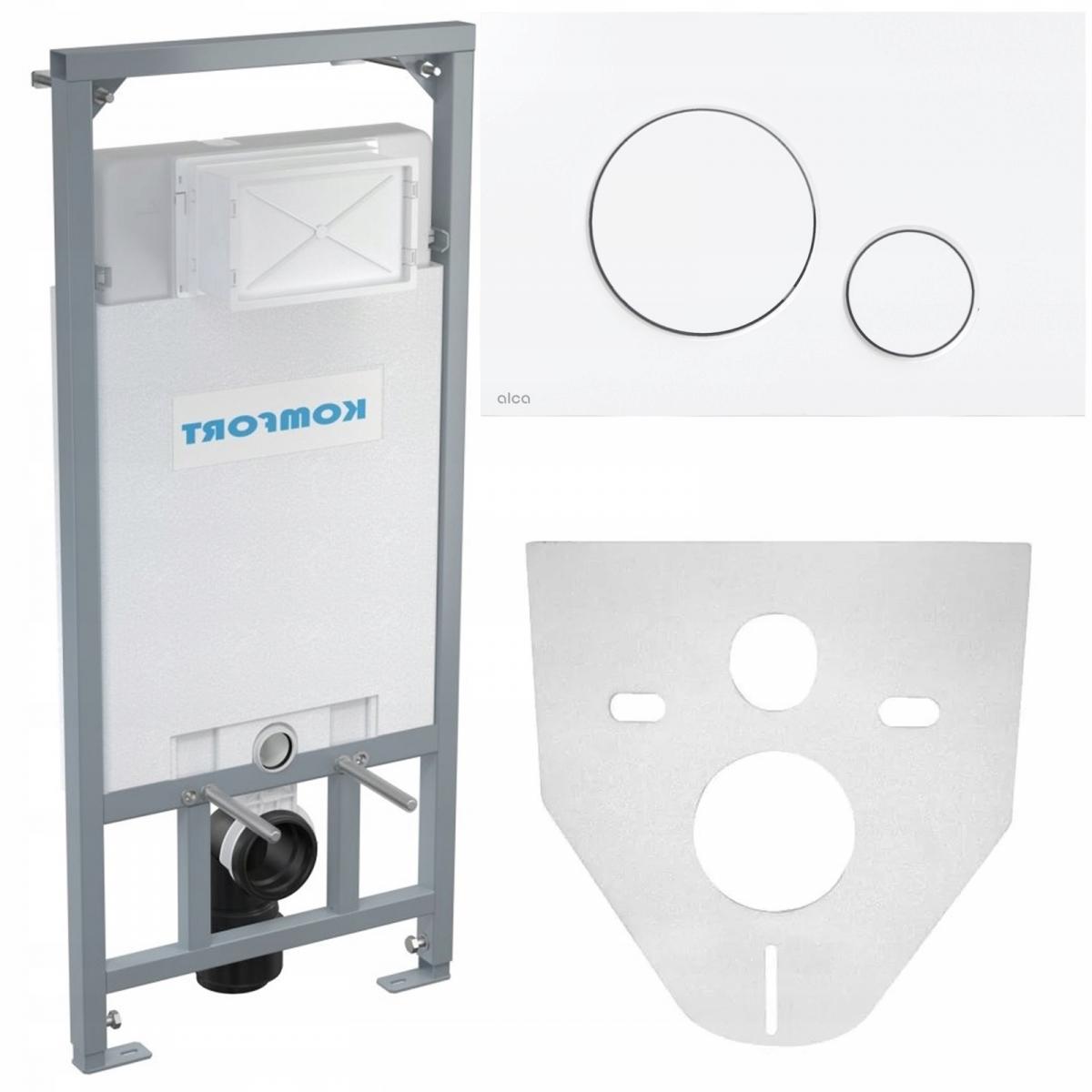 Stelaż podtynkowy do WC + mocowanie ALCADRAIN 510 x 125 x 1120 mm