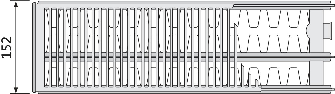 Grzejnik PURMO C 33 900x600 boczny