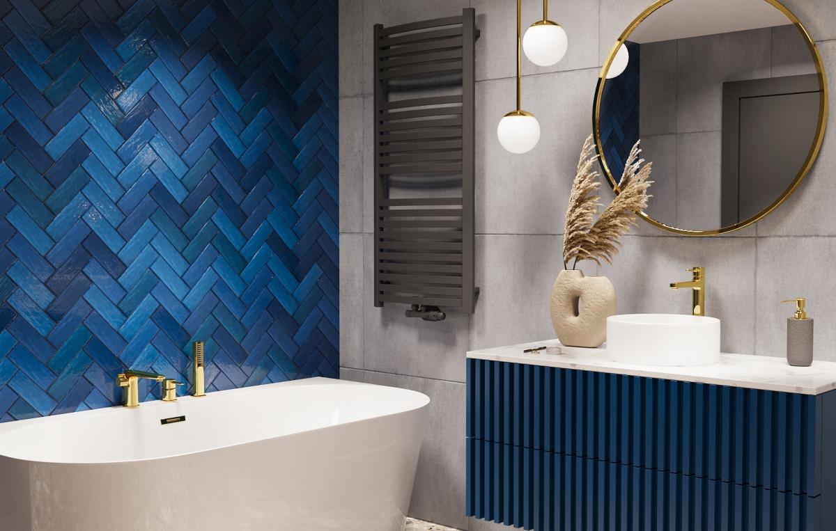 INVENA BATERIA WANNOWA 3 OTWOROWA GLAMOUR INVENA TREND CZARNA