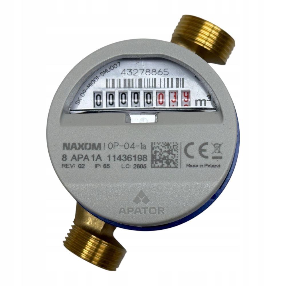 Wodomierz jednostrumieniowy FlowInstaline CE JS 1,6-02 + moduł OP-04-1a NAX