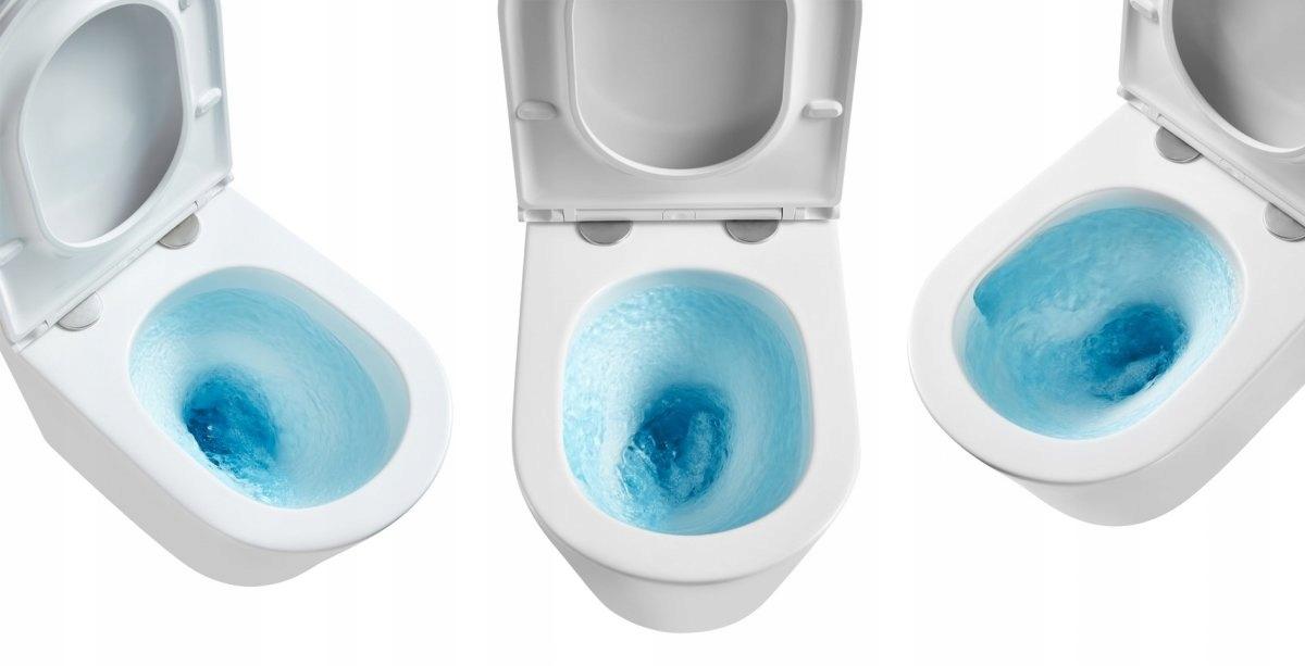 INVENA MISKA WC PODWIESZANA, QFS, LIMNOS OKRĄGŁA, Z DESKĄ WOLNOOPADAJĄCĄ