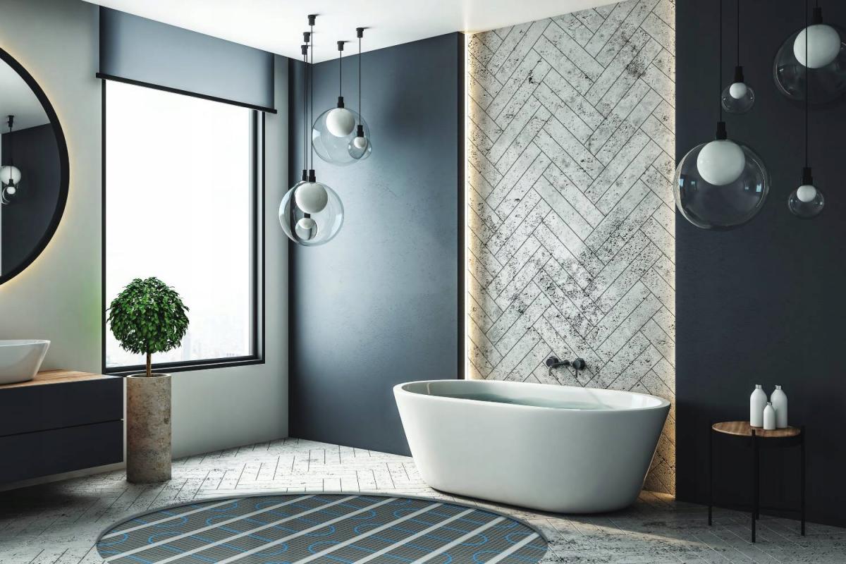 Zestaw maty grzewczej HD-mat 150 W/m2, szerokość 50 cm bez termostatu 5 m2