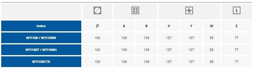 AWENTA Wentylator wyciag.TRAX WTI100H - HIGROSTAT