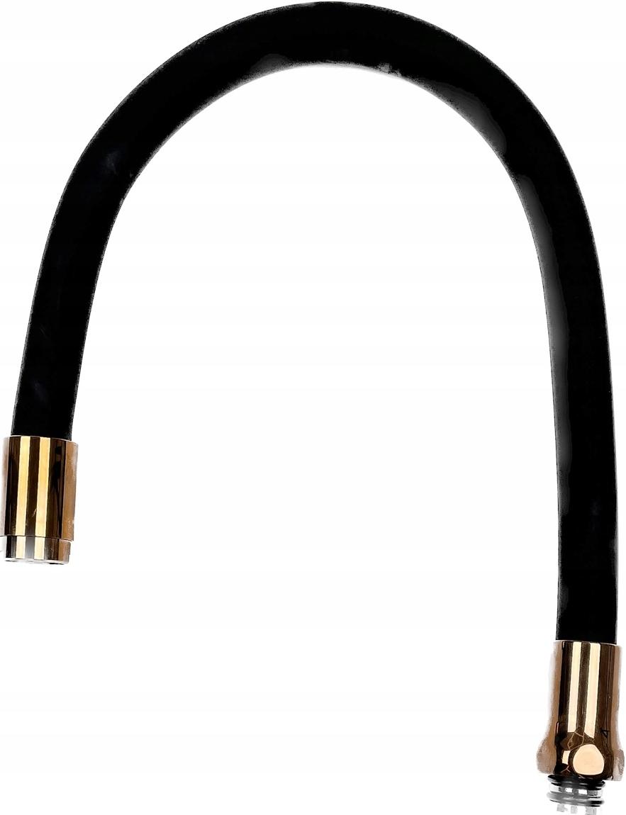 INVENA JEDNOFUNKCYJNA ELASTYCZNA WYLEWKA DO BATERII ZLEWOZ, GOLD/ROSE