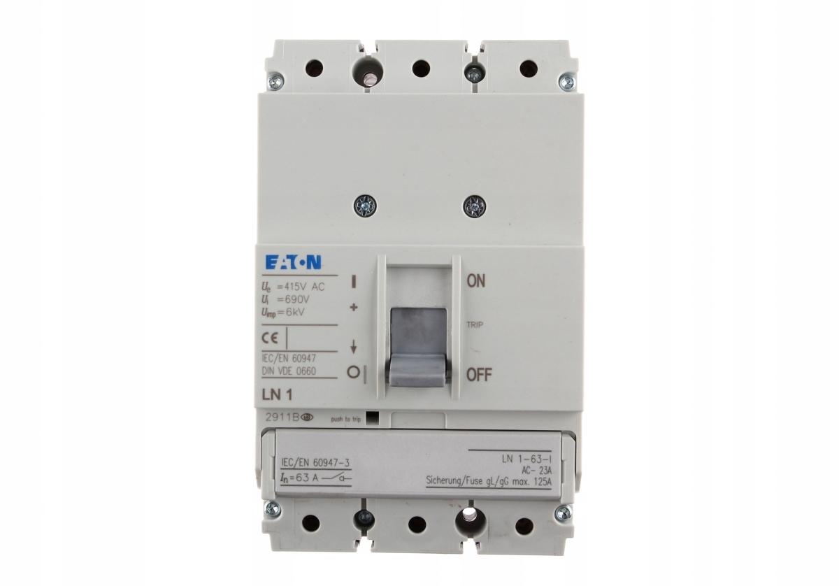 EATON Rozłącznik mocy LN1, 3-biegunowy 63A LN1-63-I