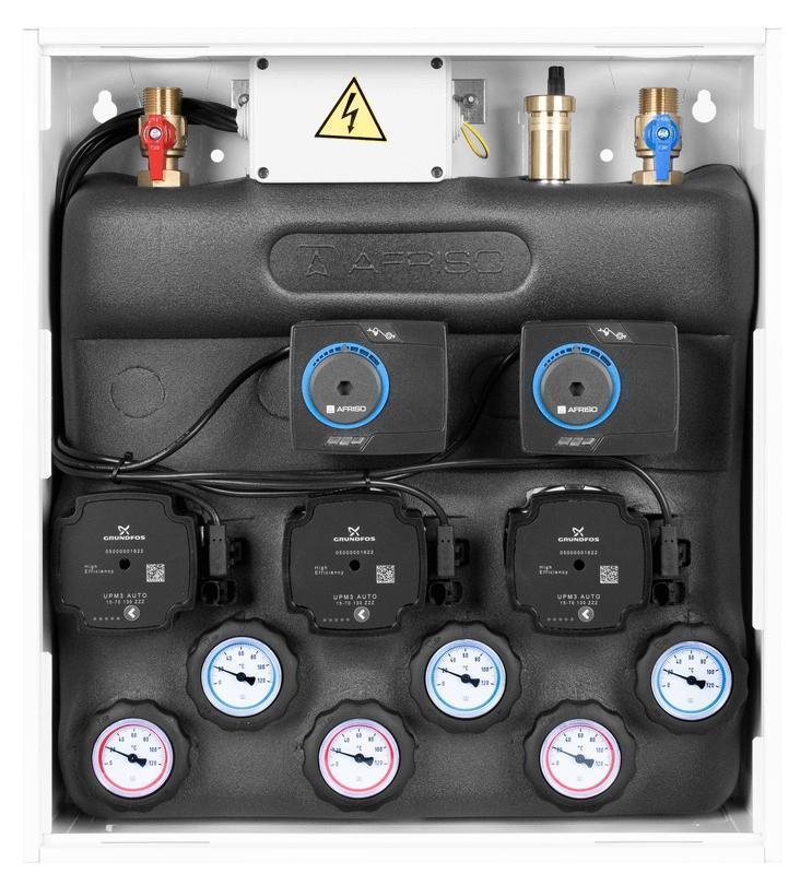 Zestaw mieszający AFRISO AZB 2x 355 zawór 48h