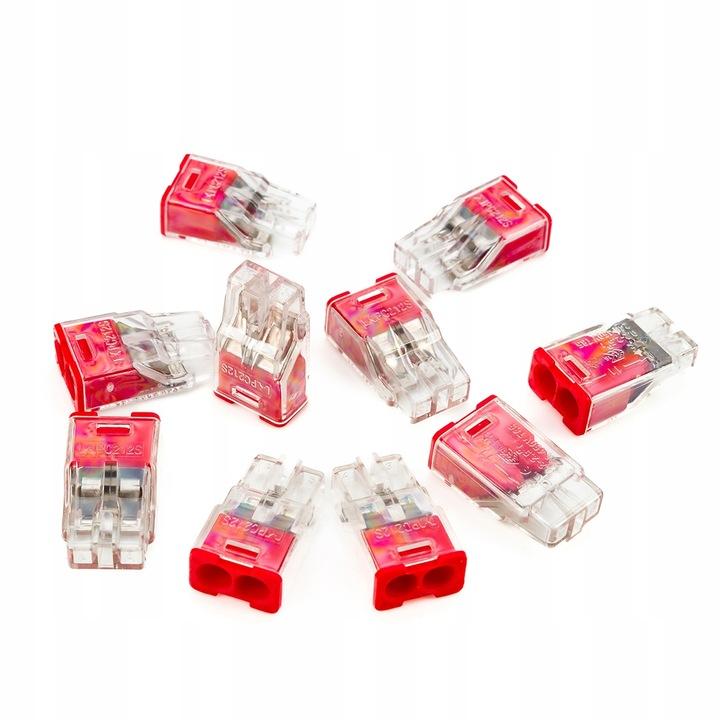 Szybkozłączka mini PC-212S do przewodu typu drut, 0,2-2,5mm2 opk=100szt