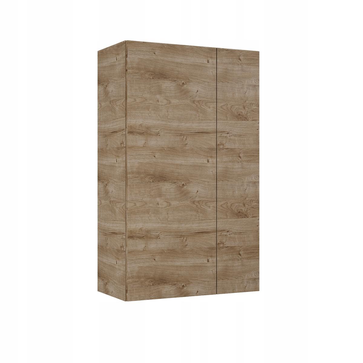 Szafka 596 x 316 x 1000 mm dąb canela z 2 drzwiami ROCA For All 60 2D