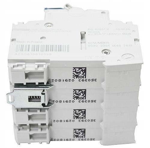 HAGER Modułowy rozłącznik izolacyjny 4P 40A 400VAC
