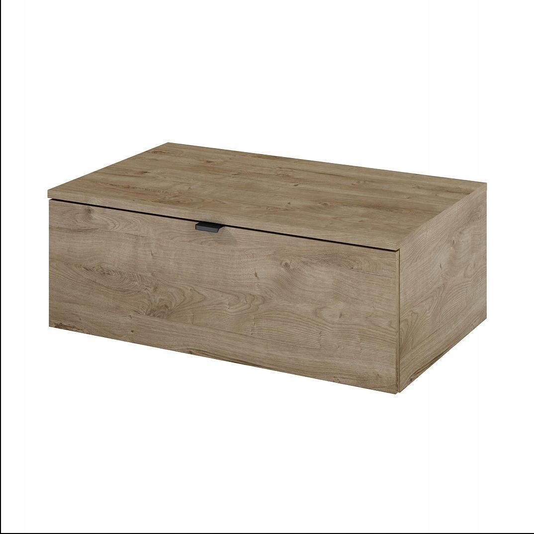 Szafka do stelaża 757 x 455 x 275 mm dąb canela z 1 szufladą ROCA Indus 80