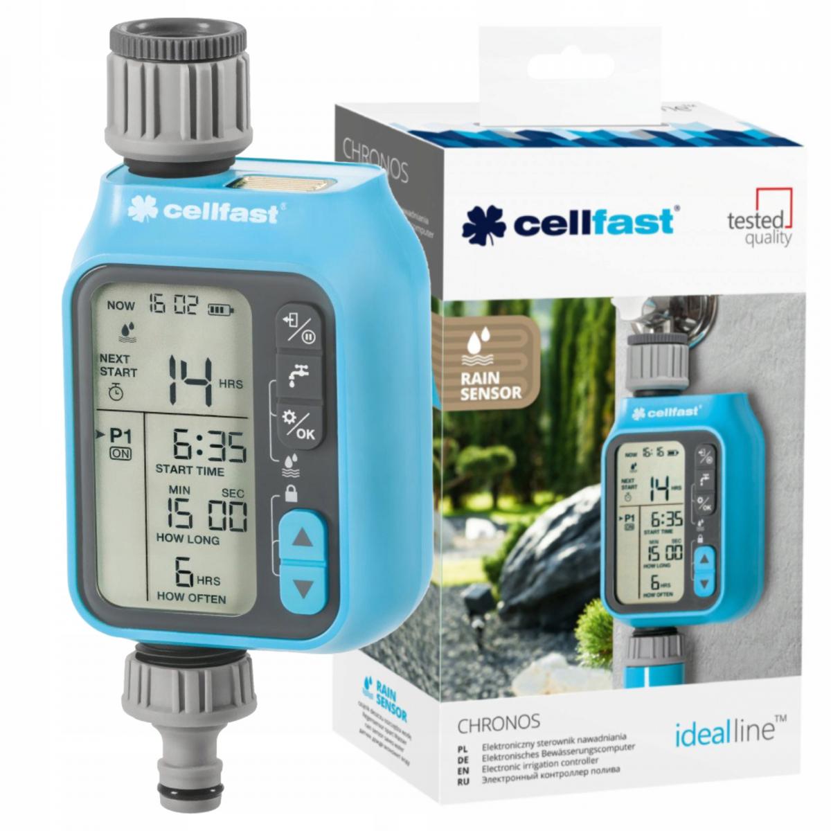 CELLFAST Elektroniczny sterownik nawadniania Chronos IDEAL