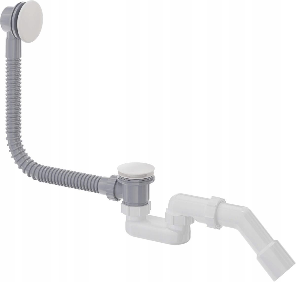 DEANTE Syfon do wanny click-clack, bianco