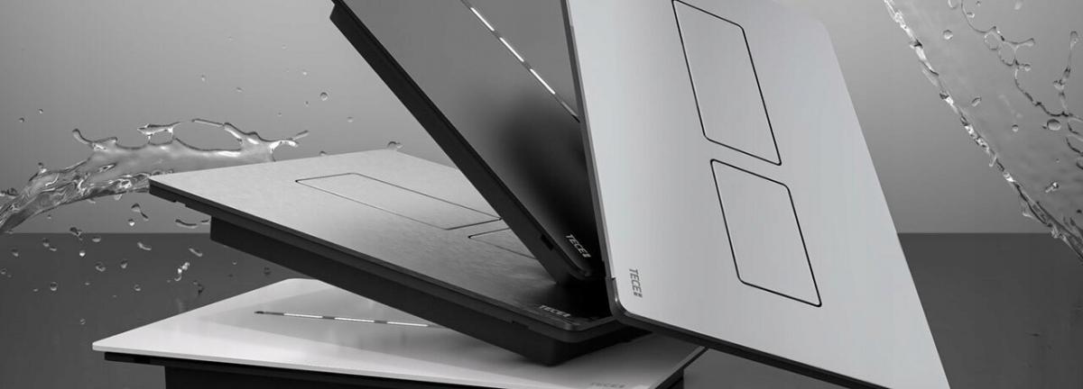 Przycisk spłukujący TECE solid podwójny do WC metalowy chrom połysk