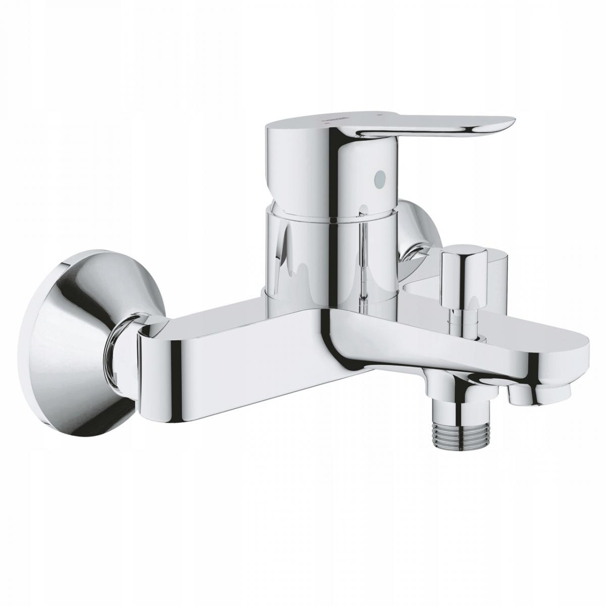Bateria wannowa ścienna GROHE BauLoop 1-uchwytowa 2-otworowa chrom