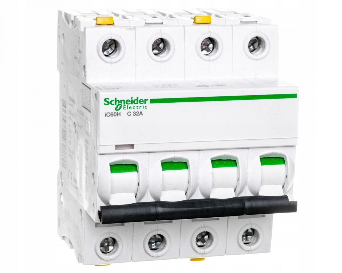 SCHNEIDER ELECTRIC Wyłącznik nadprądowy iC60H-C32-4 C 32A 4-biegunowy