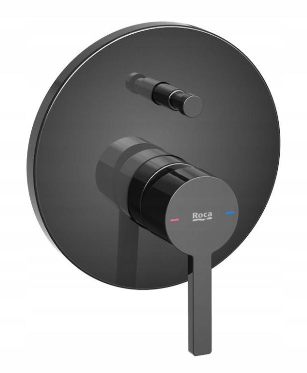 ROCA Bateria Naia Black 2 WY (wann-prysz) podtynkowa (RocaBox A525869403)