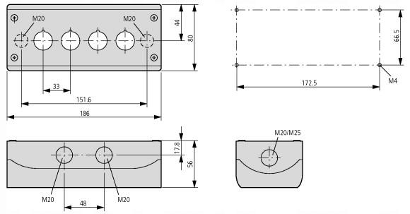 EATON Obudowa M22-I4 do nabudowania