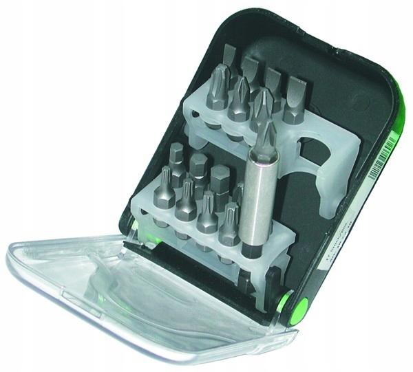 Zestaw bitów/Końcówki do wkrętarki 17 elementów z uchwytem