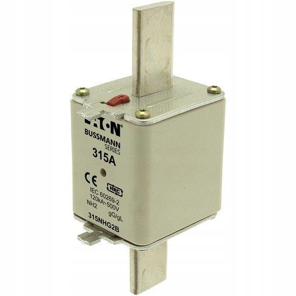 Wkładka bezpiecznikowa, LV, 315 A, AC 500 V, NH2, gL/gG, IEC, podwójny wska