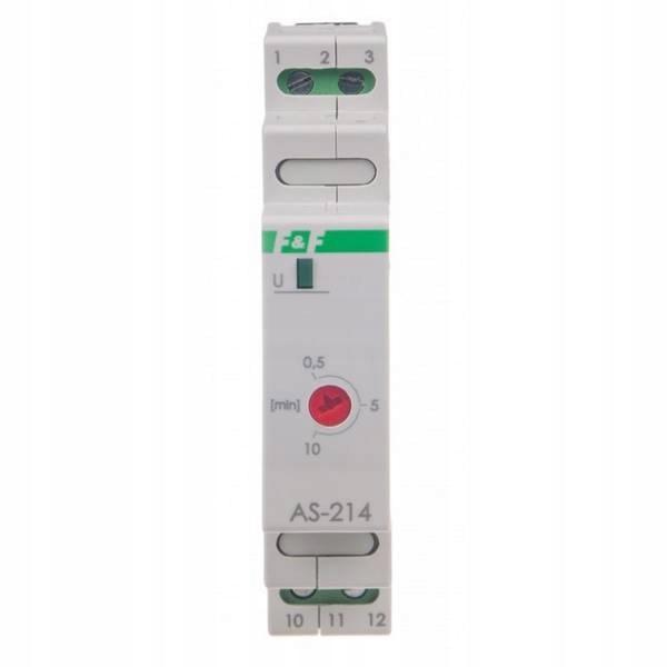 F&F Automat schodowy AS-214 Un=24V, I=16A , 1 moduł