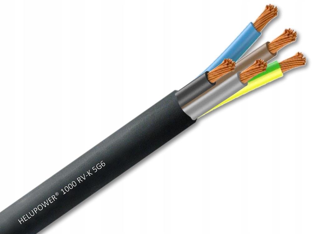 HELUKABEL KABEL ZASILAJACY 0,6/1kV HELUPOWER 1000 RV-K 5G6 QMM 5G6 QMM