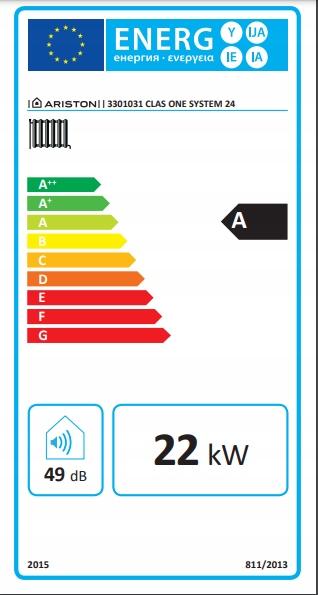 Kocioł gazowy kondensacyjny 24 kW ARISTON CLAS ONE SYSTEM 24
