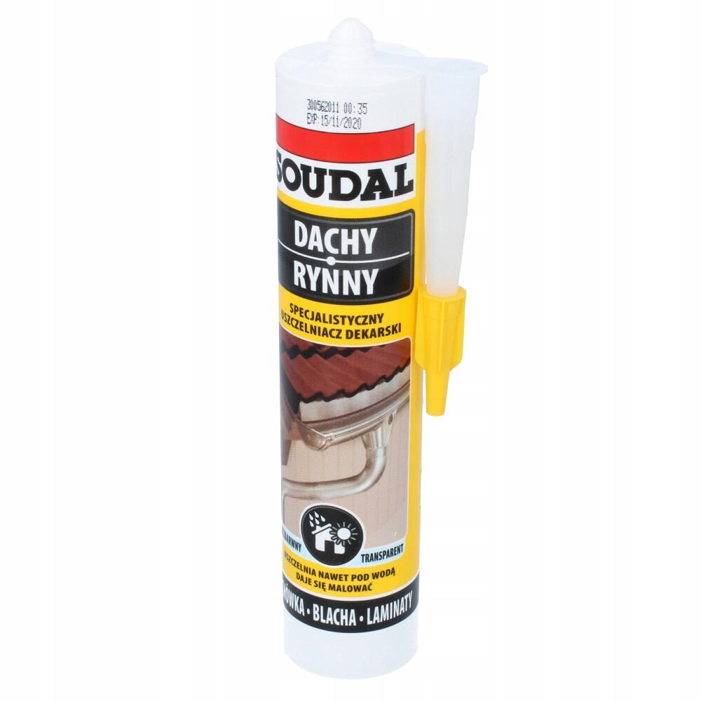 SOUDAL Specjalistyczny uszczelniaczh dekarski 280ml bezbarwny