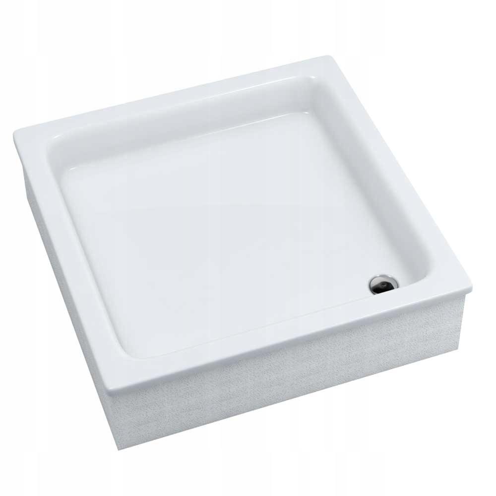 Brodzik akryl STABILSOUND kwadratowy 80x80x26 cm SCHEDPOL GRAWELLO