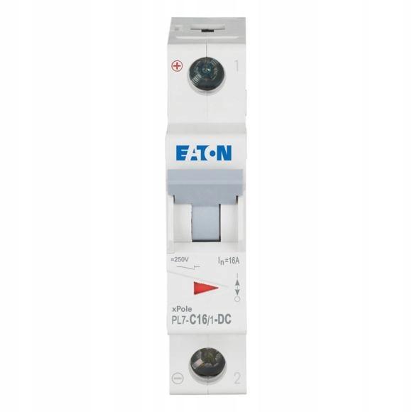 EATON Wyłącznik nadprądowy 10kA DC PL7-C16/1-DC
