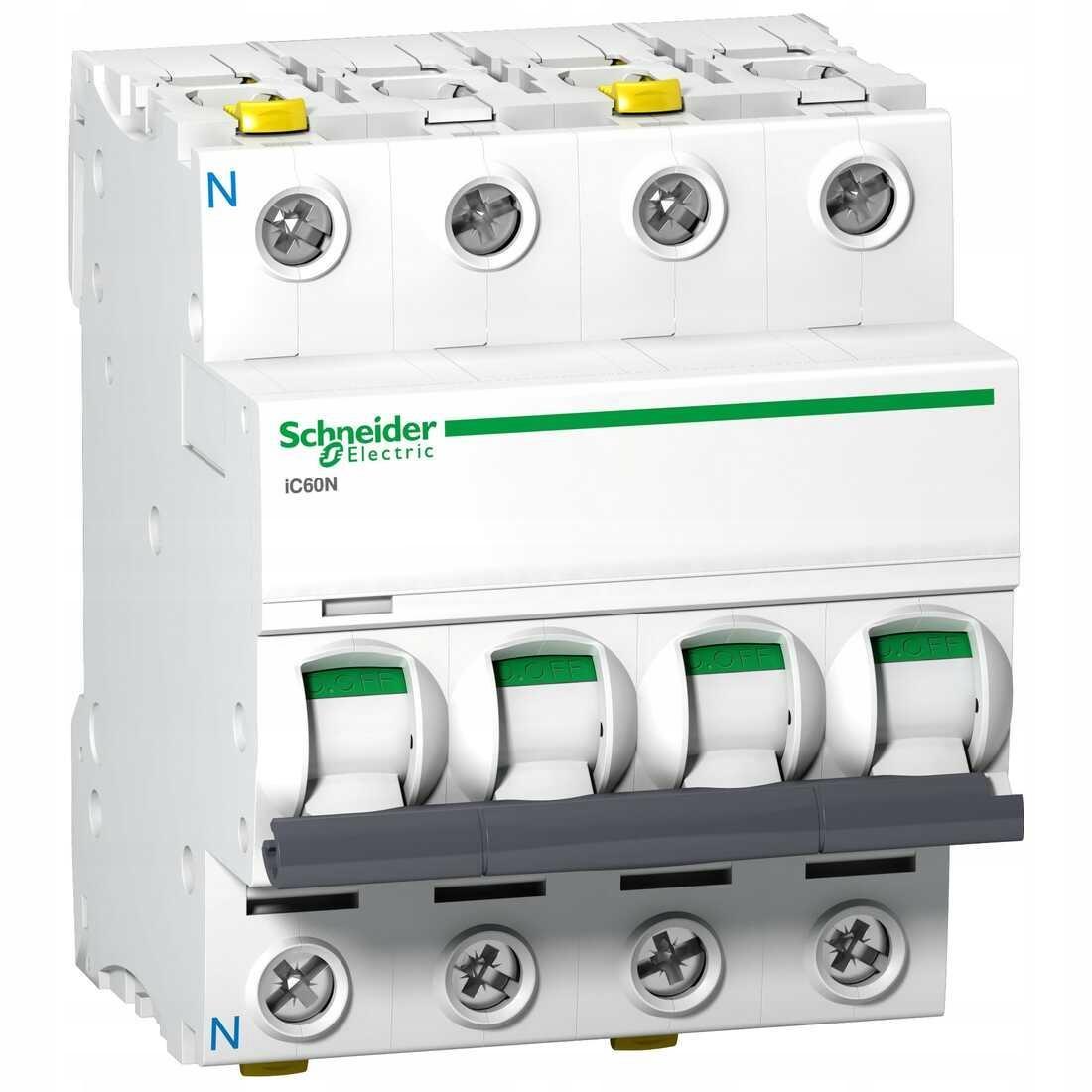 SCHNEIDER ELECTRIC Wyłącznik nadprądowy iC60N-C20-3N C 20A 3N-biegunowy