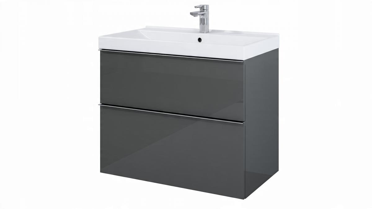 Szafka podumyw. LOOK 80x45cm Wisząca 2S Anthracite ELITA