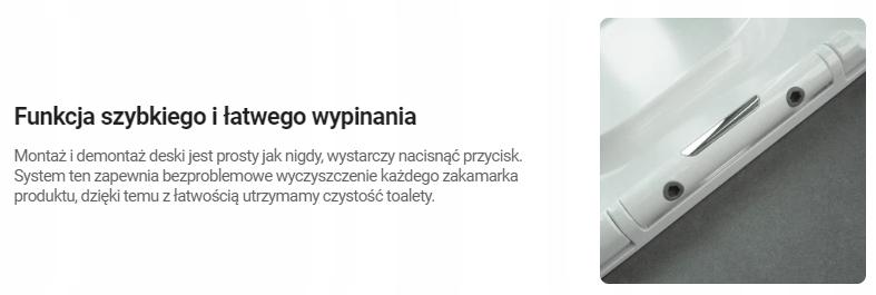 Zestaw WC podtynkowy 6 w 1 Jaśmin, biały + deska + stelaż + przycisk chrom