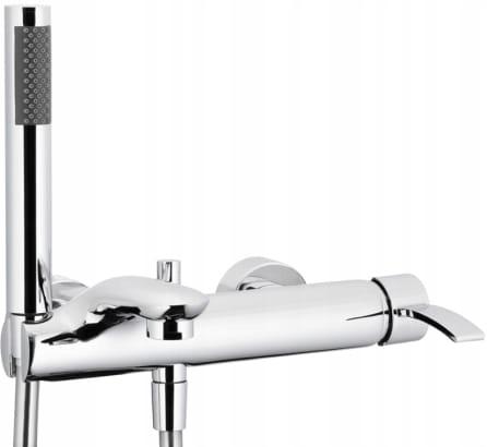 Bateria wannowa ścienna ARMATURA KRAKÓW MOKAIT 1-uchw 2-otw mosiężna chrom