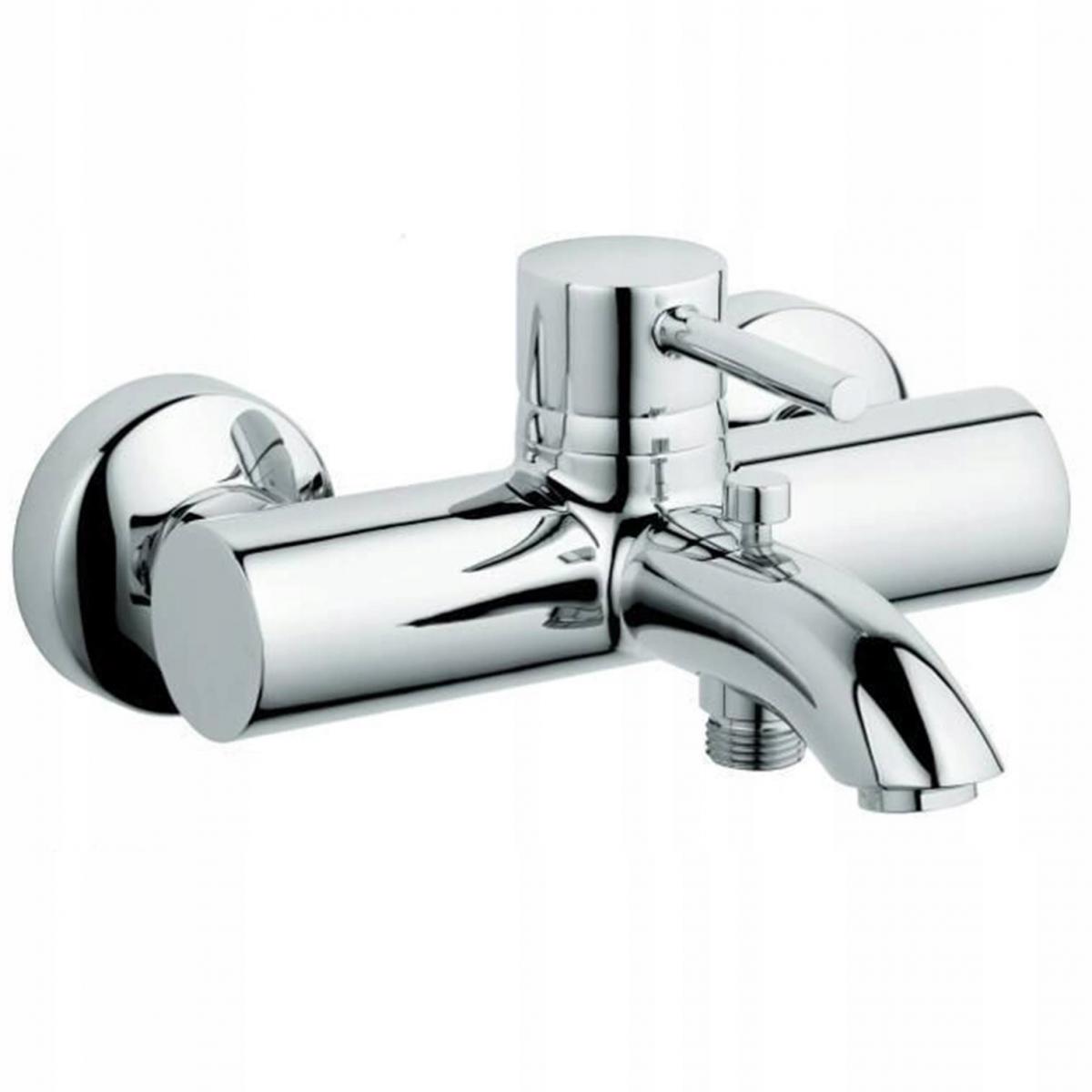 Bateria wannowo-natryskowa naścienna KLUDI BOZZ 1-uchwytowa 2-otw chrom