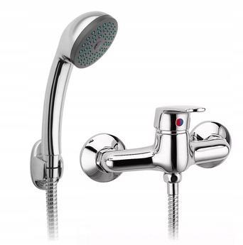 FERRO Bateria prysznicowa Smile ścienna chrom 48h