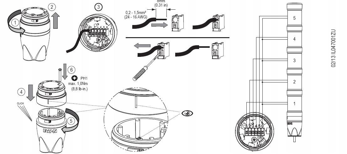 EATON Moduł SL4-PIB-100 podstawa 100mm do SL4 - zaciski sprężynowe