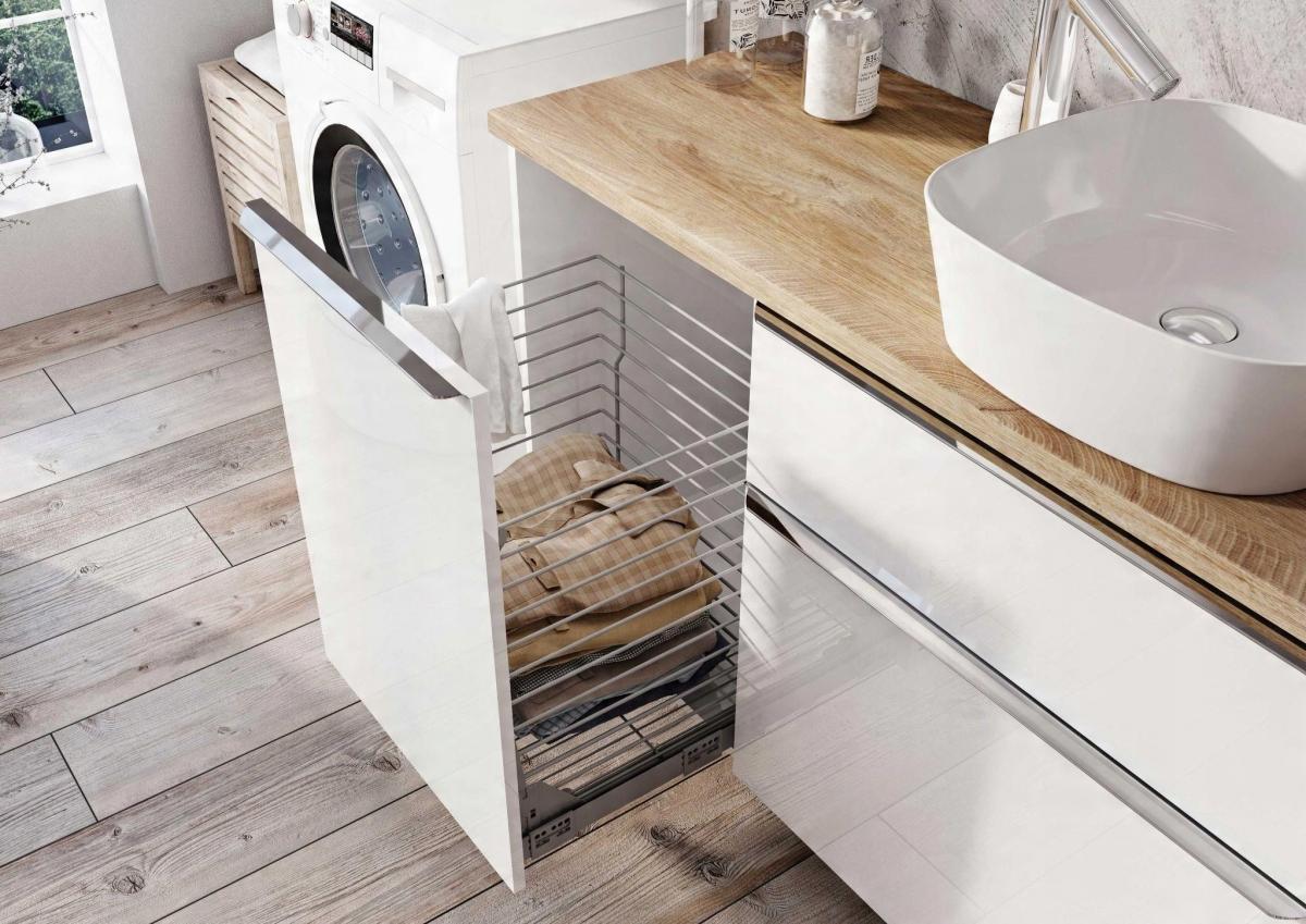 Komoda LOFTY 50x49cm Wisząca Cargo White ELITA