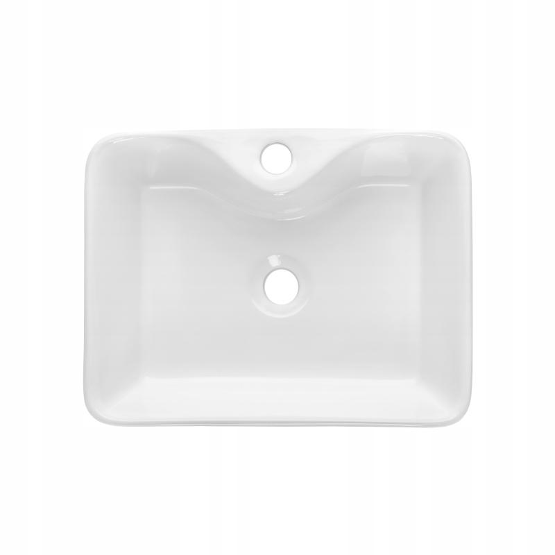 INVENA UMYWALKA NABLATOWA PATRAS 49 CM PROSTOKĄTNA, Z OTW. NA BAT.