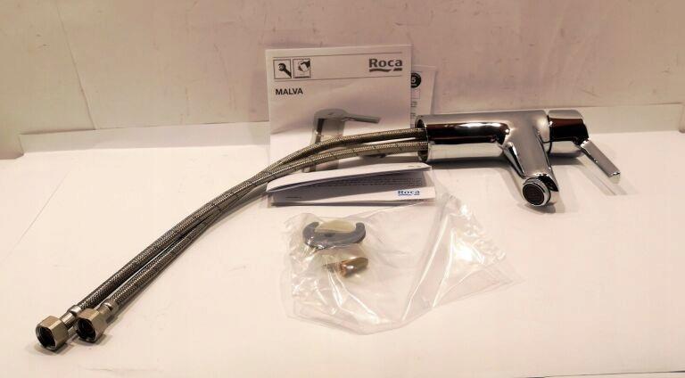 Bateria umywalkowa stojąca ROCA ONA 1-uchwytowa 1-otworowa chrom