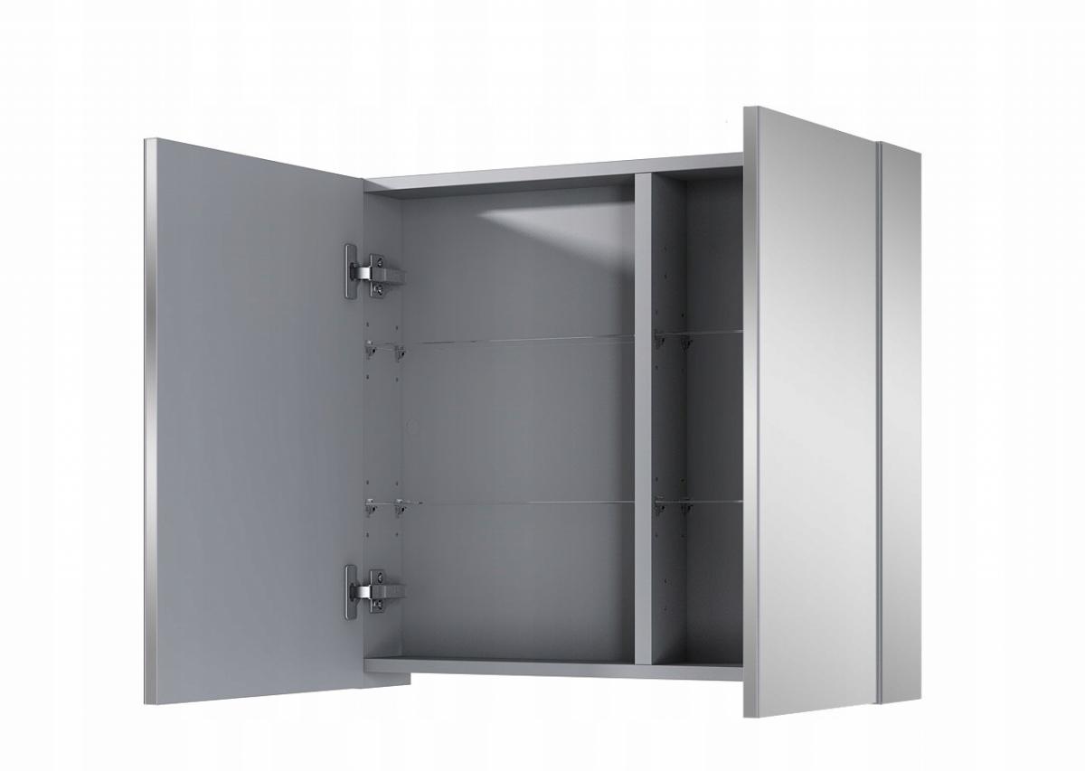 Szafka 706 x 129 x 618 mm z lustrem ROCA Basic 70 2D