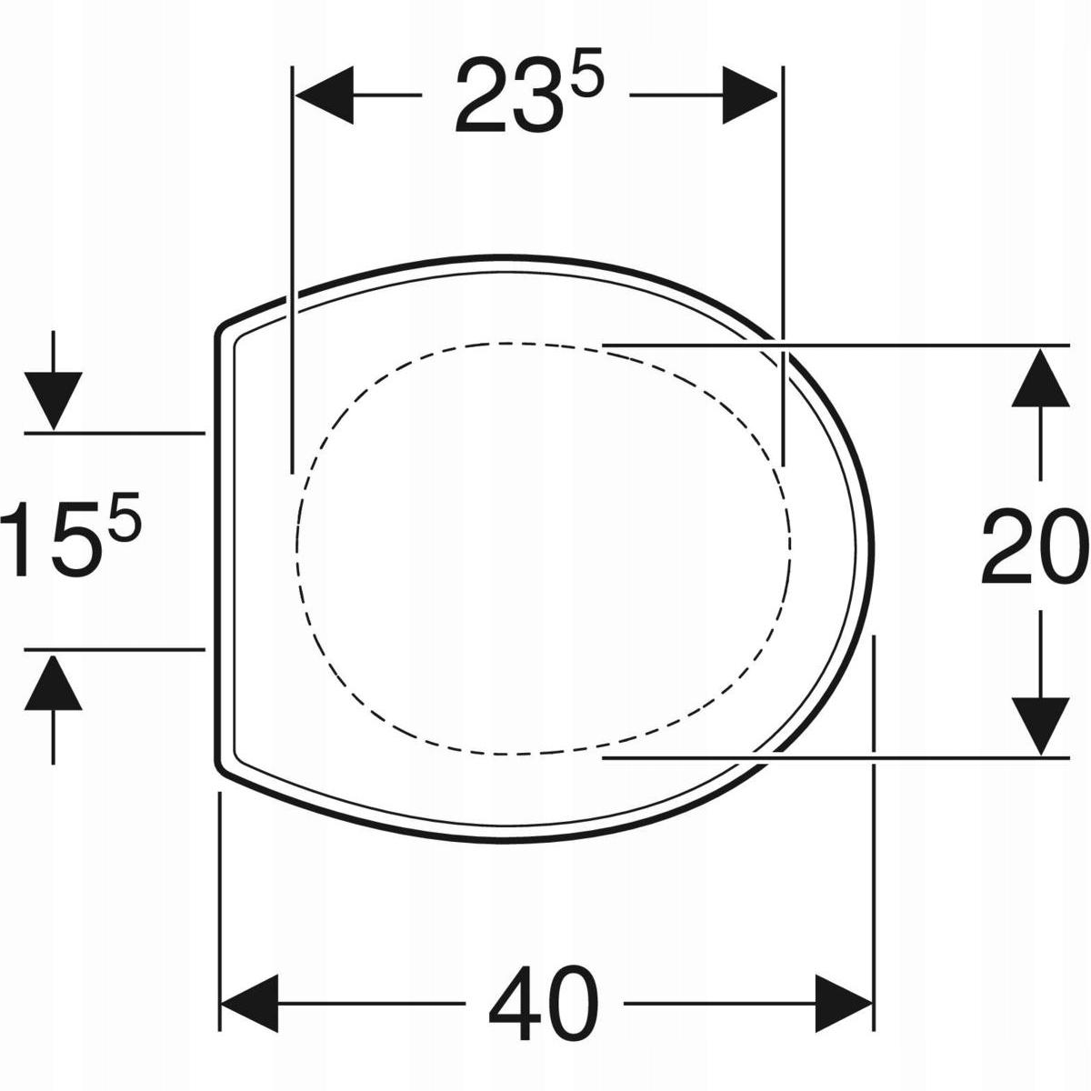 Deska sedesowa Dziecięca GEBERIT Bambini BIAŁA 48h