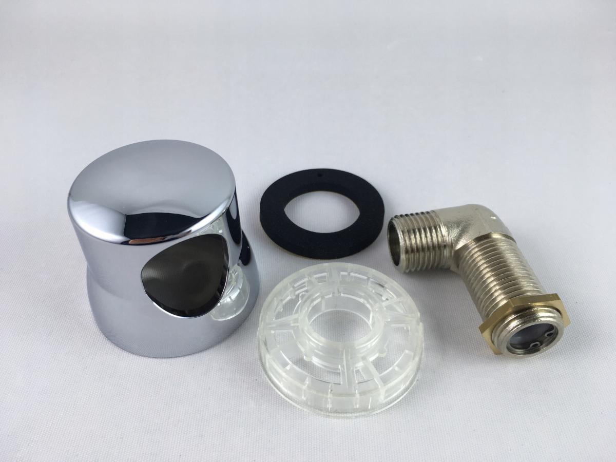 Przyłącze węża natryskowego kątowe KLUDI SIRENA DN 15 chrom