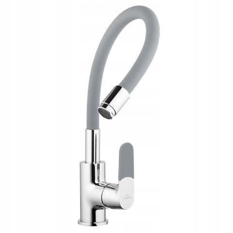 Bateria zlewozmywakowa INVENA JOGA SZARY 48h