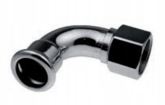 Kolano 90° GW Steel - 28 Rp1