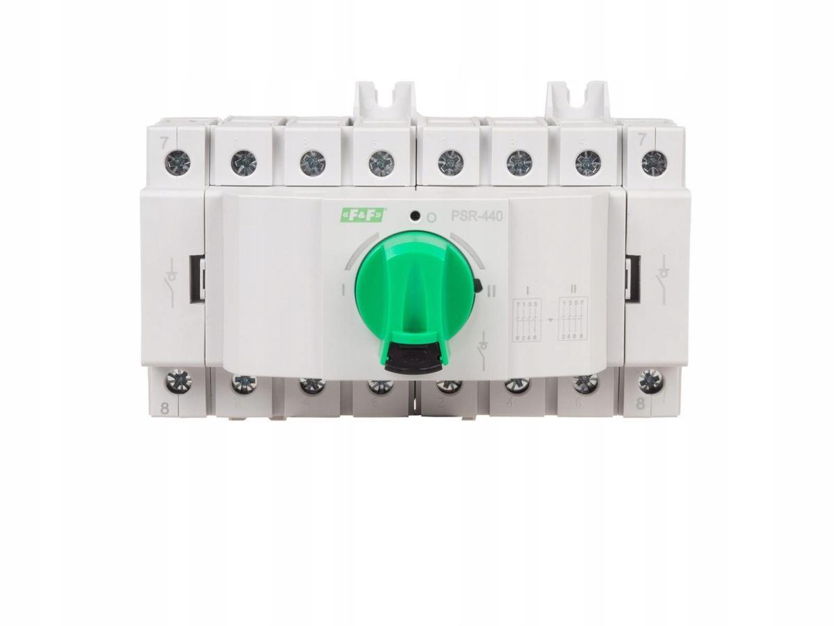F&F Obrotowy modułowy przełącznik sieć - agregat 40A PSR-440