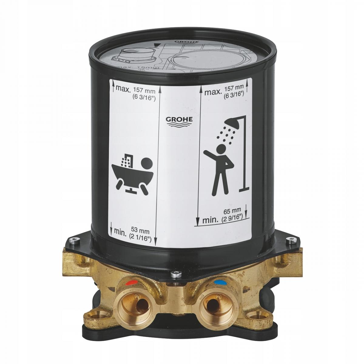 Element montażowy do wolnostojących baterii i wylewek wannowych